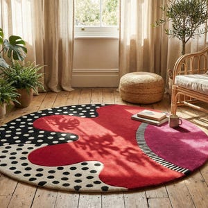 80s Tufted Rug - Etsy