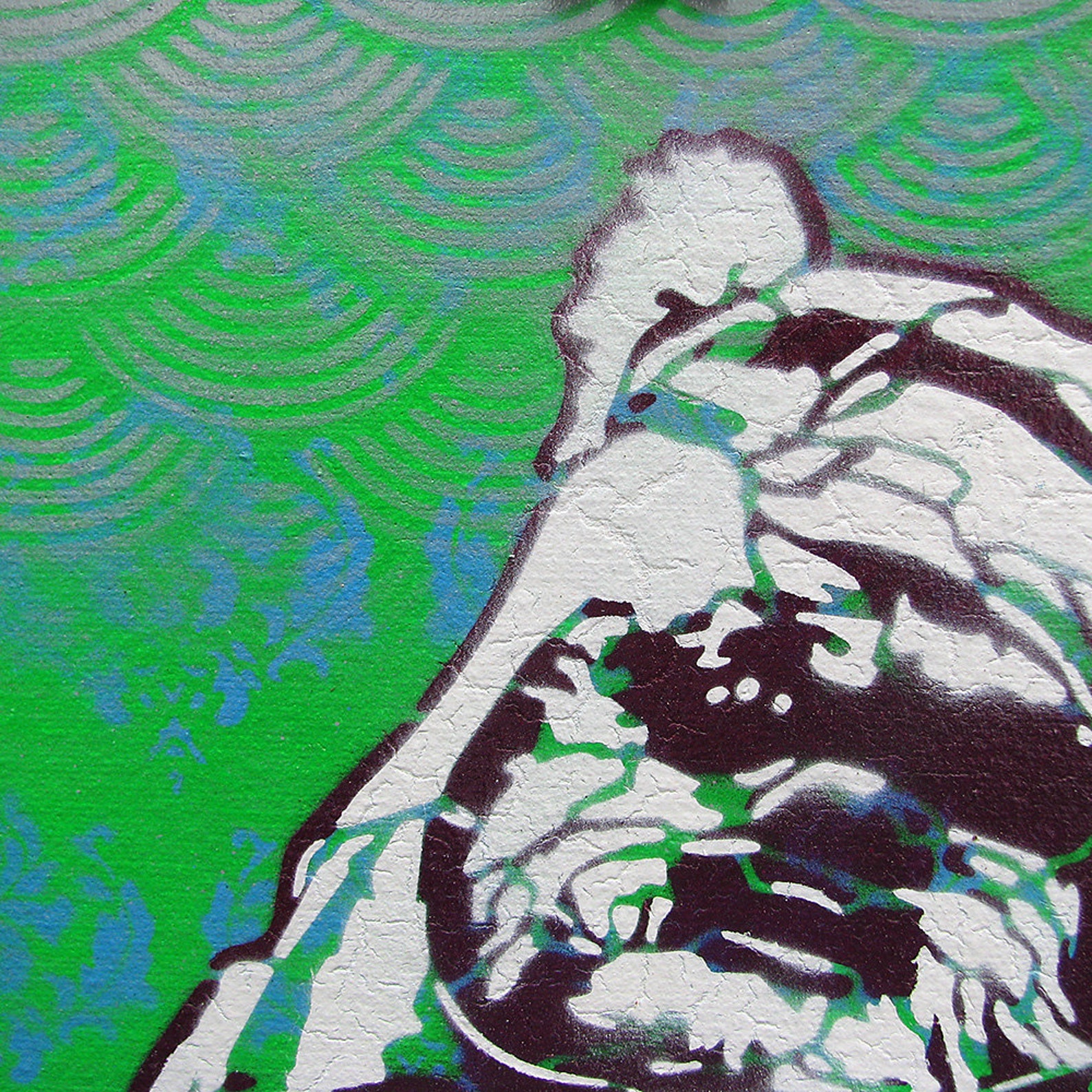 Ewok Multilayer Graffiti Stencil Art on Canvas Board 11x14 Etsy