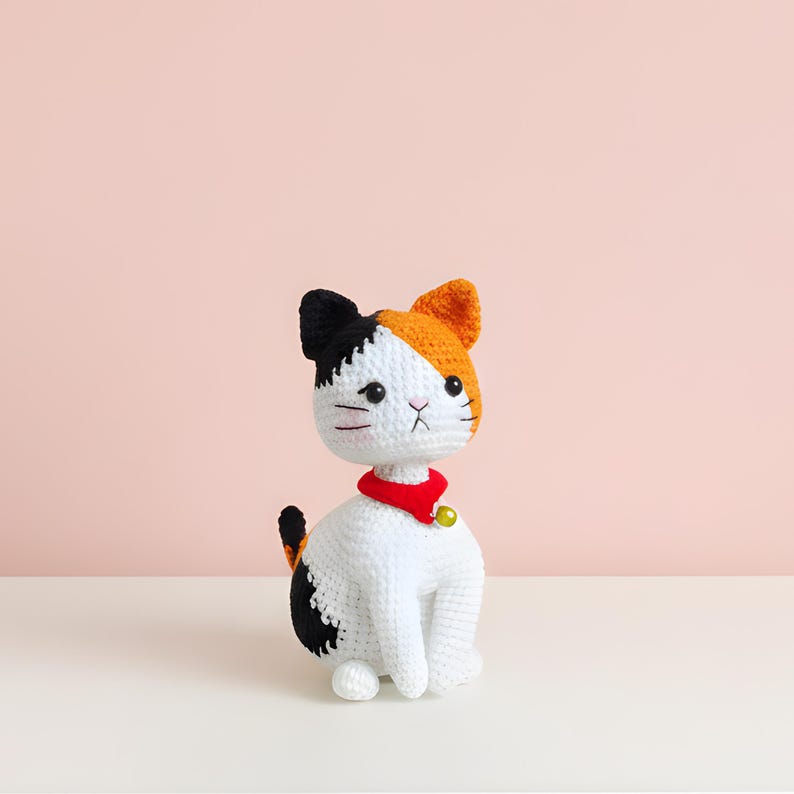 Toy Cat Amigurumi Crochet Pattern Sitting – Intermediate Friendly ...