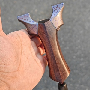 Thunder Flash — Trä- och titanhybridslangbella | Dragon-Tooth snabbkoppling, 130 mm, 5 storleksalternativ