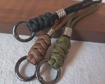 Round Ring Lanyard Bead — Minimal EDC Gear Accessory for Knives, Slingshots, Keychains & Outdoor Carry