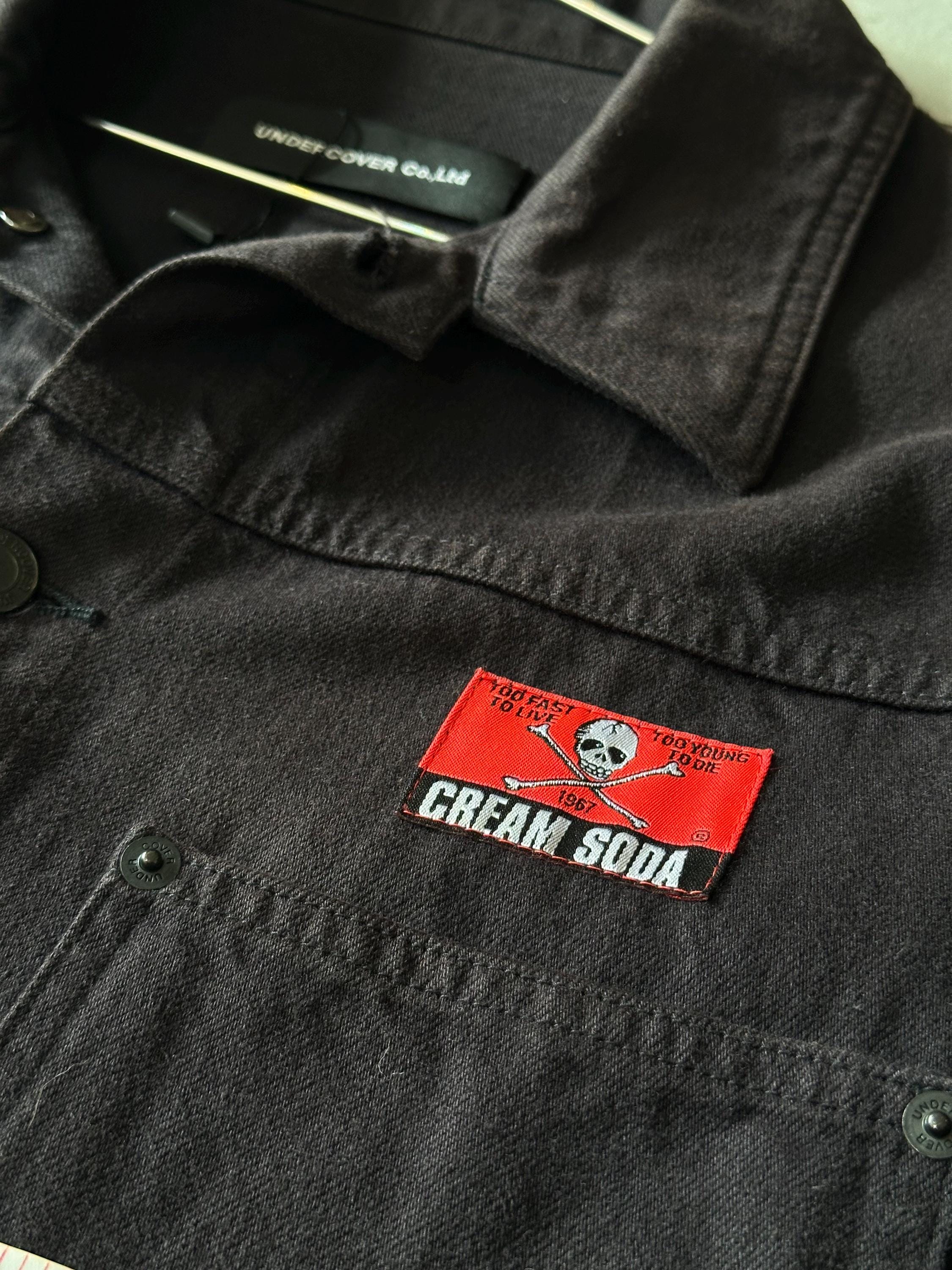 Undercover “we Make Noise Not Clothes” Denim Jacket • Jun