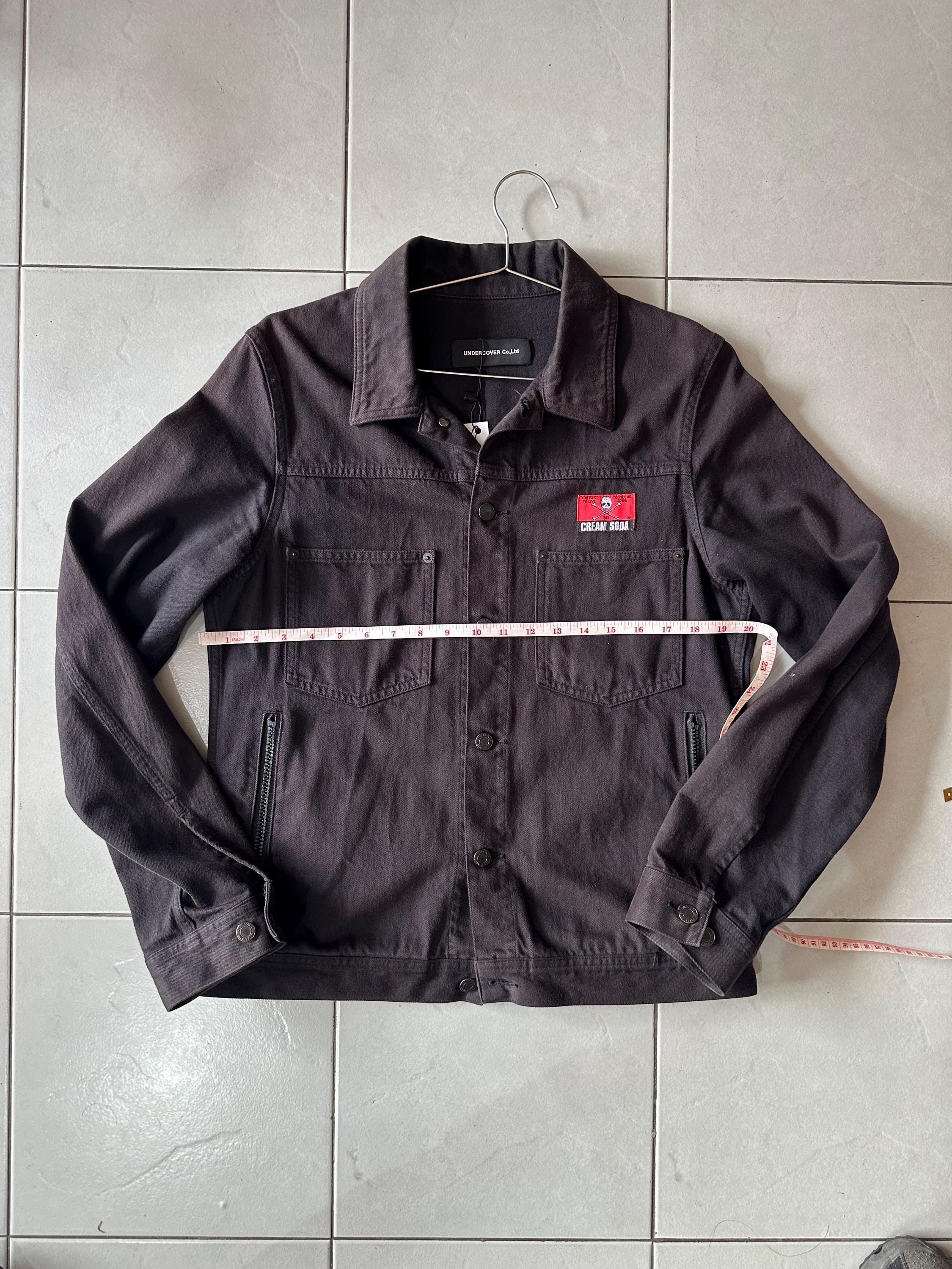 Undercover “we Make Noise Not Clothes” Denim Jacket • Jun