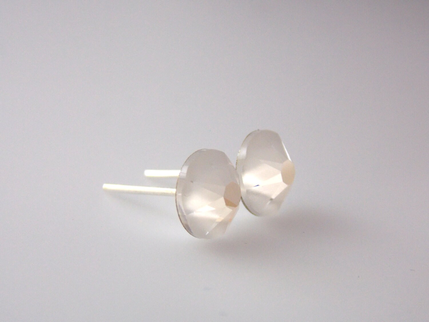 Swarovski Crystal Stud Earrings Crystal Earrings Clear - Etsy