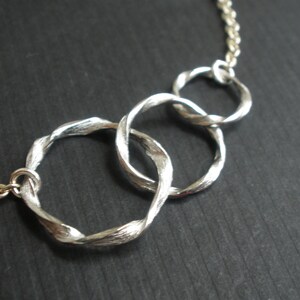 Triple Chain Circle Bangle main image 1
