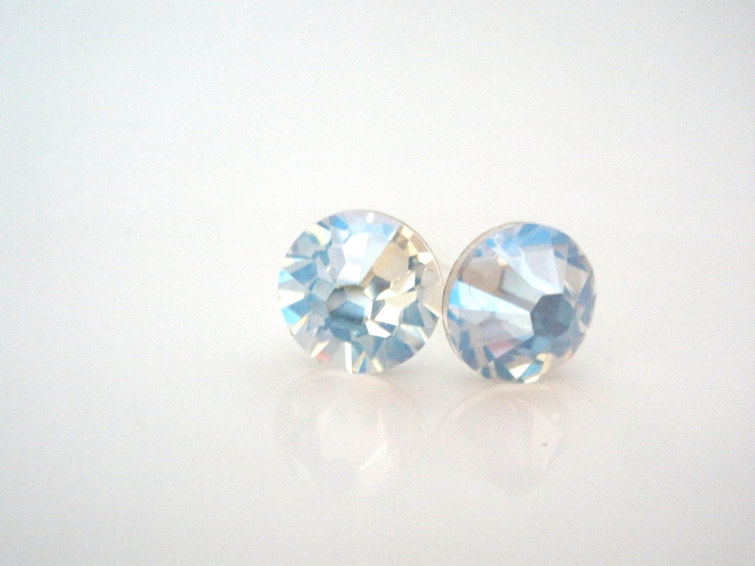 Swarovski Crystal Stud Earrings Crystal Earrings Crystal - Etsy