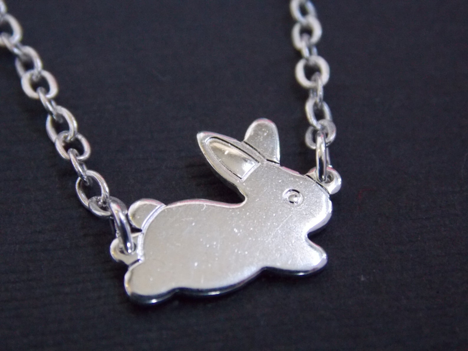 Gold Rabbit Necklace Rabbit Pendant Bunny Necklace Gold - Etsy