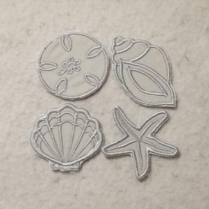 Sand Dollar - Starfish - Shells (mini Set of 4) - MADE to ORDER ...