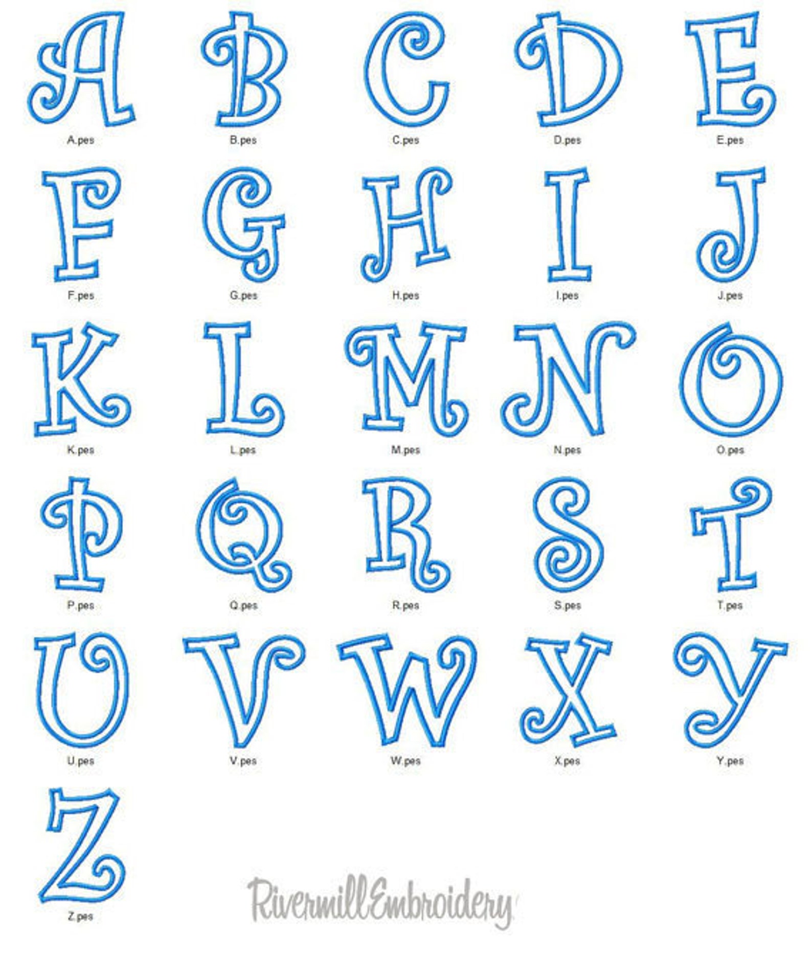 Curlz Font 5 Inch Upper Case Letter single MADE to ORDER - Etsy