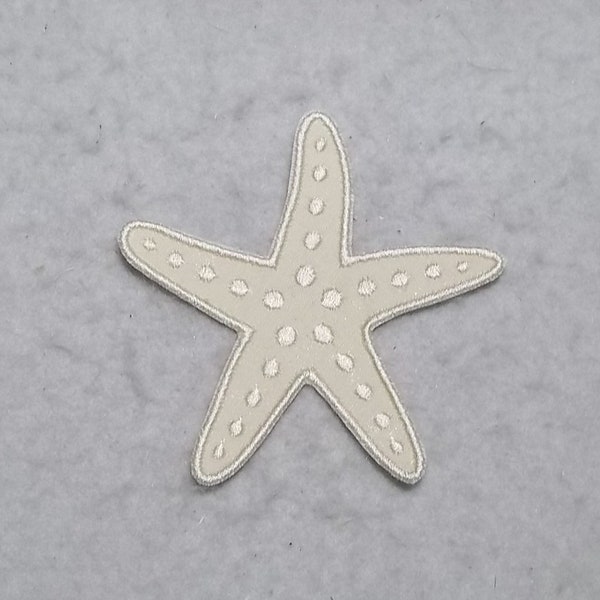 Starfish - MADE to ORDER - Choose COLOR and Size - fabric Iron on Applique Patch z 9322