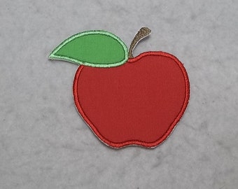 Apple Applique - Etsy