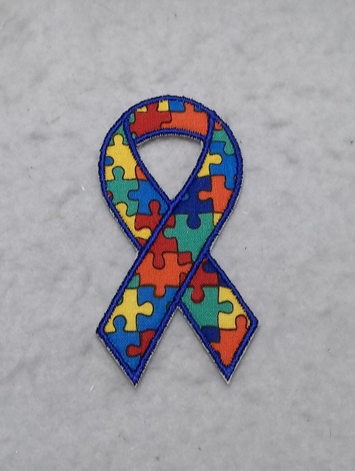 Puzzle Piece Ribbon MADE to ORDER Choose SIZE and Color Etsy