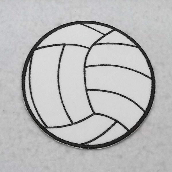 Volleyball Applique Etsy