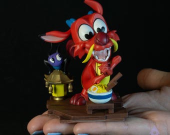 Figura Mushu/Mulan Chibi
