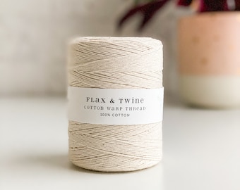 Flax & Twine Ivory Warp Yarn