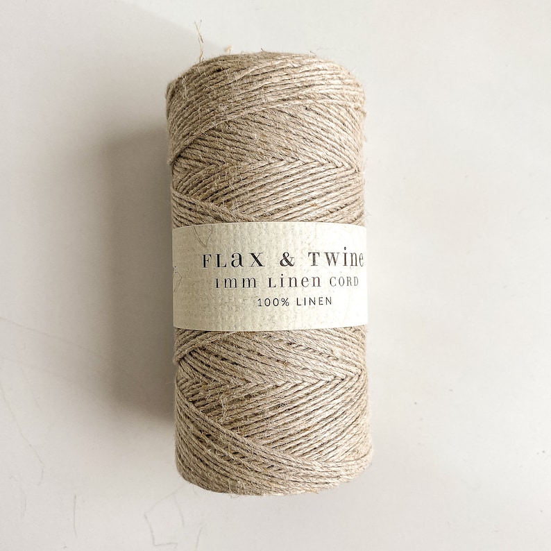 Flax & Twine Linen Cord 1mm