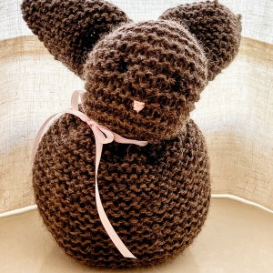 Easy Bunny VIDEO & Pattern - Knit, Crochet or Weave