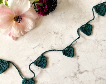 Crochet Mini-Heart Garlands Kit