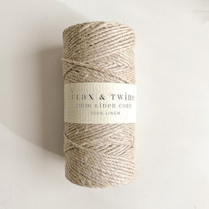 Flax & Twine Linen Cord 2mm