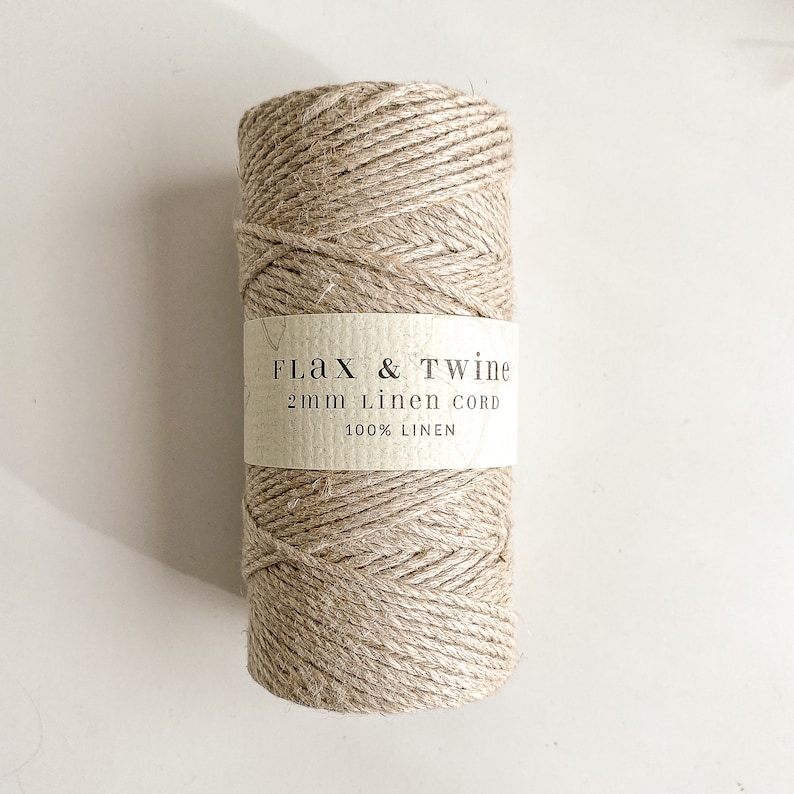 Flax & Twine Linen Cord 2mm