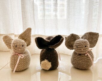 Easy Bunny Kit - Knit, Crochet or Weave