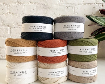 Flax & Twine Cotton Twill Tape (3/8")