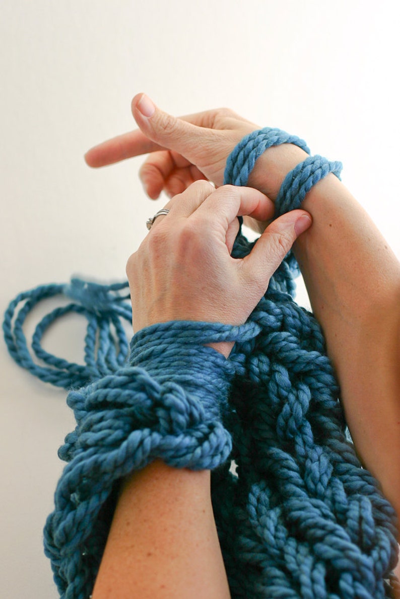 A Step-By-Step Photo Tutorial Arm Knitting How-To PDF