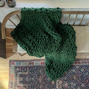 Alternate Rib Arm Knit Blanket VIDEO & Pattern image 3