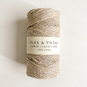 Flax & Twine Linen Cord 2.5mm