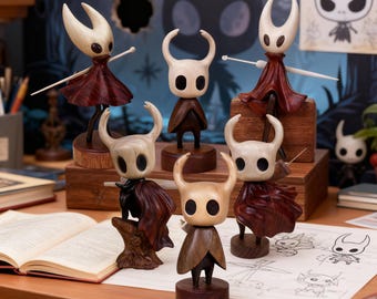 ホロウナイト フェイクナイト 木製フィギュア - Etsy 日本