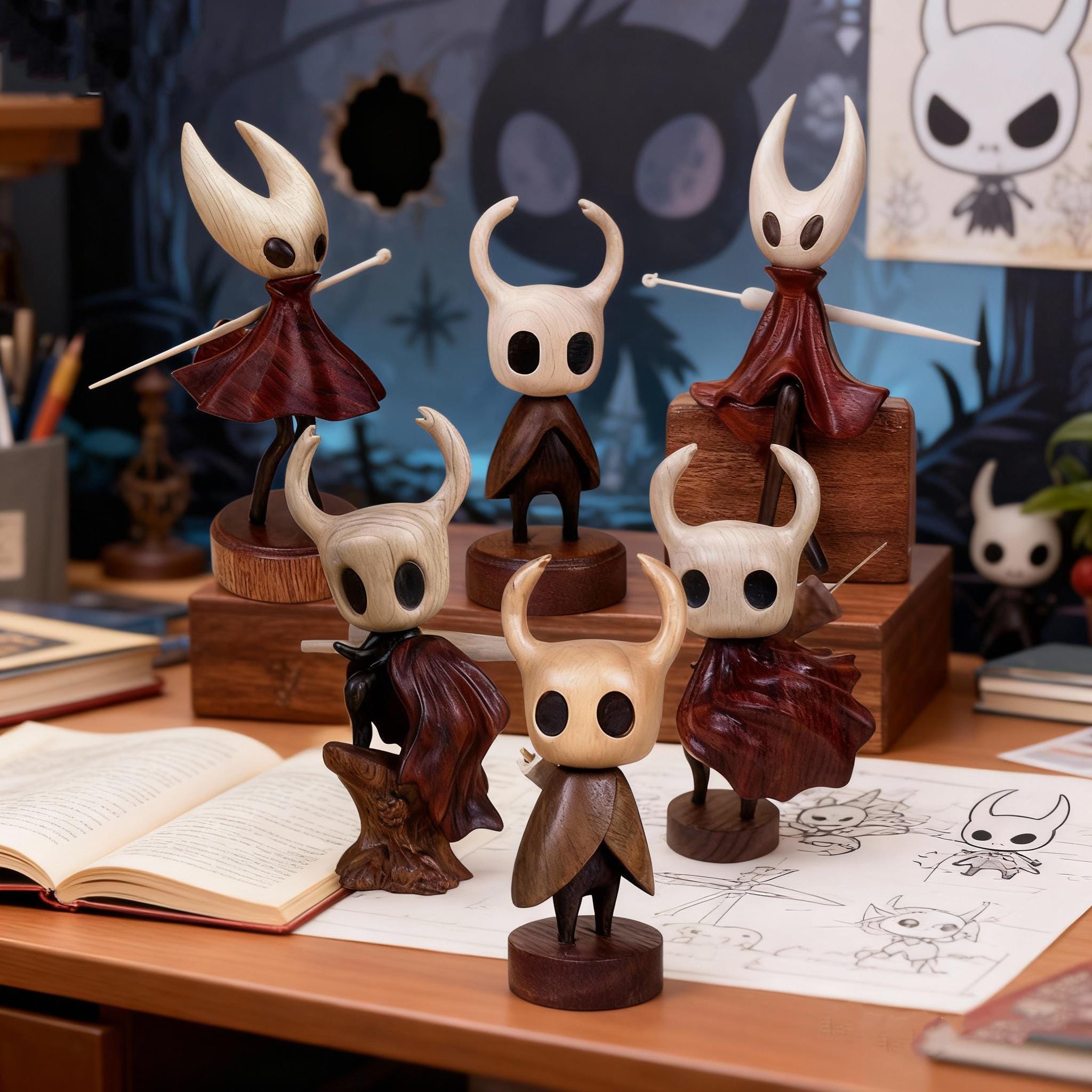 Hollow Knight Wood Carving - Etsy