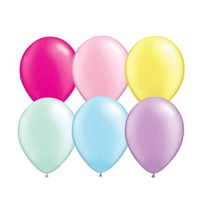 Pastel Rainbow Balloon Bouquet, Mix of 12 Latex Balloons, Balloon Bouquet, Rainbow Party, Rainbow Birthday, Rainbow Supplies
