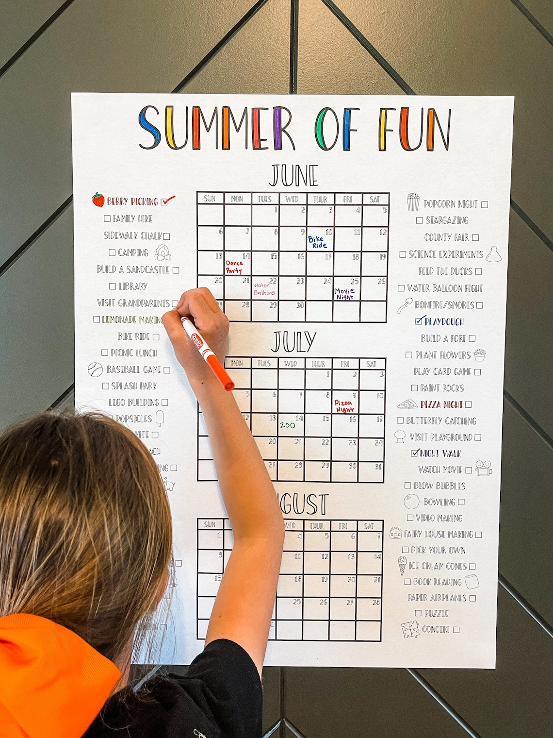 PRINTABLE Summer Countdown Poster Summer Countdown Summer Etsy