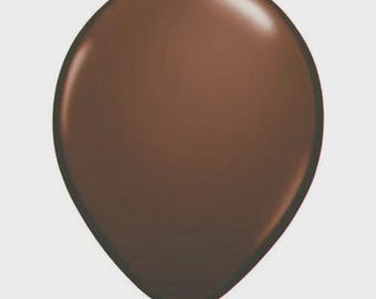Chocolate Brown Qualatex  Balloons, Balloon Clusters, Balloon Garland, Qualatex Balloons