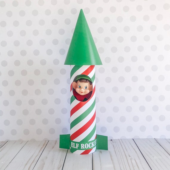 Christmas Elf Rocket Elf Prop Instant Download Christmas