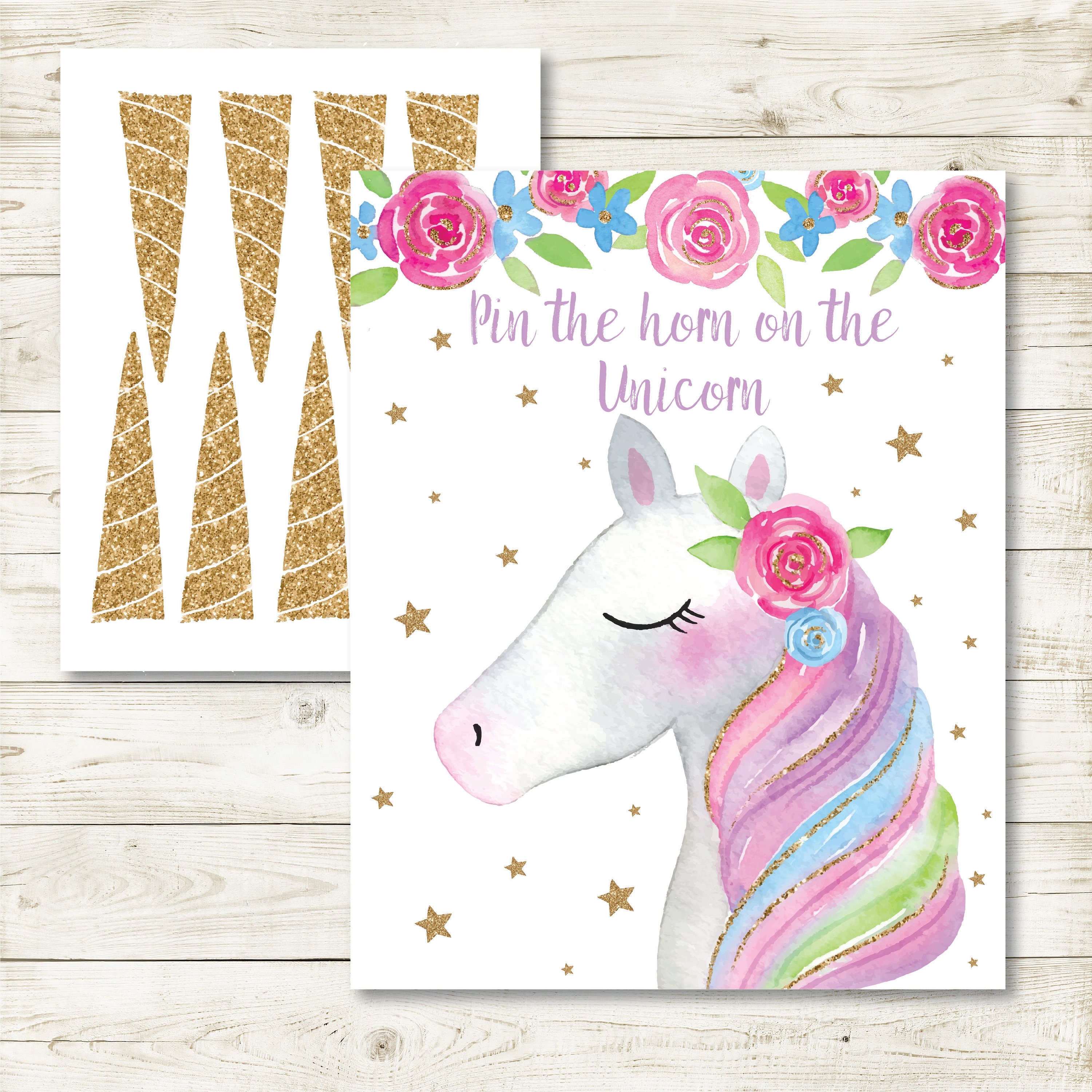 unicorn party game printable unicorn happy birthday party etsy