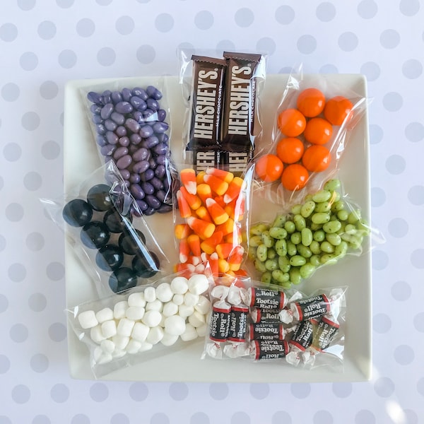 Clear  Petite Treat Favor Bags (3" x 5"), Treat Bags, Candy Bags for Party Favors, Self Sealing Treat Bags