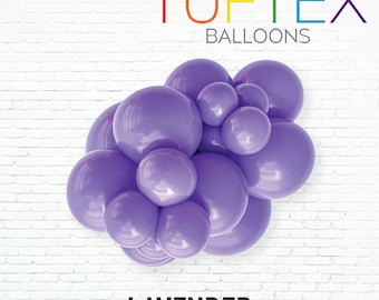 Lavender Tuftex Balloons, Balloon Clusters, Balloon Garland, Tuftex Balloons
