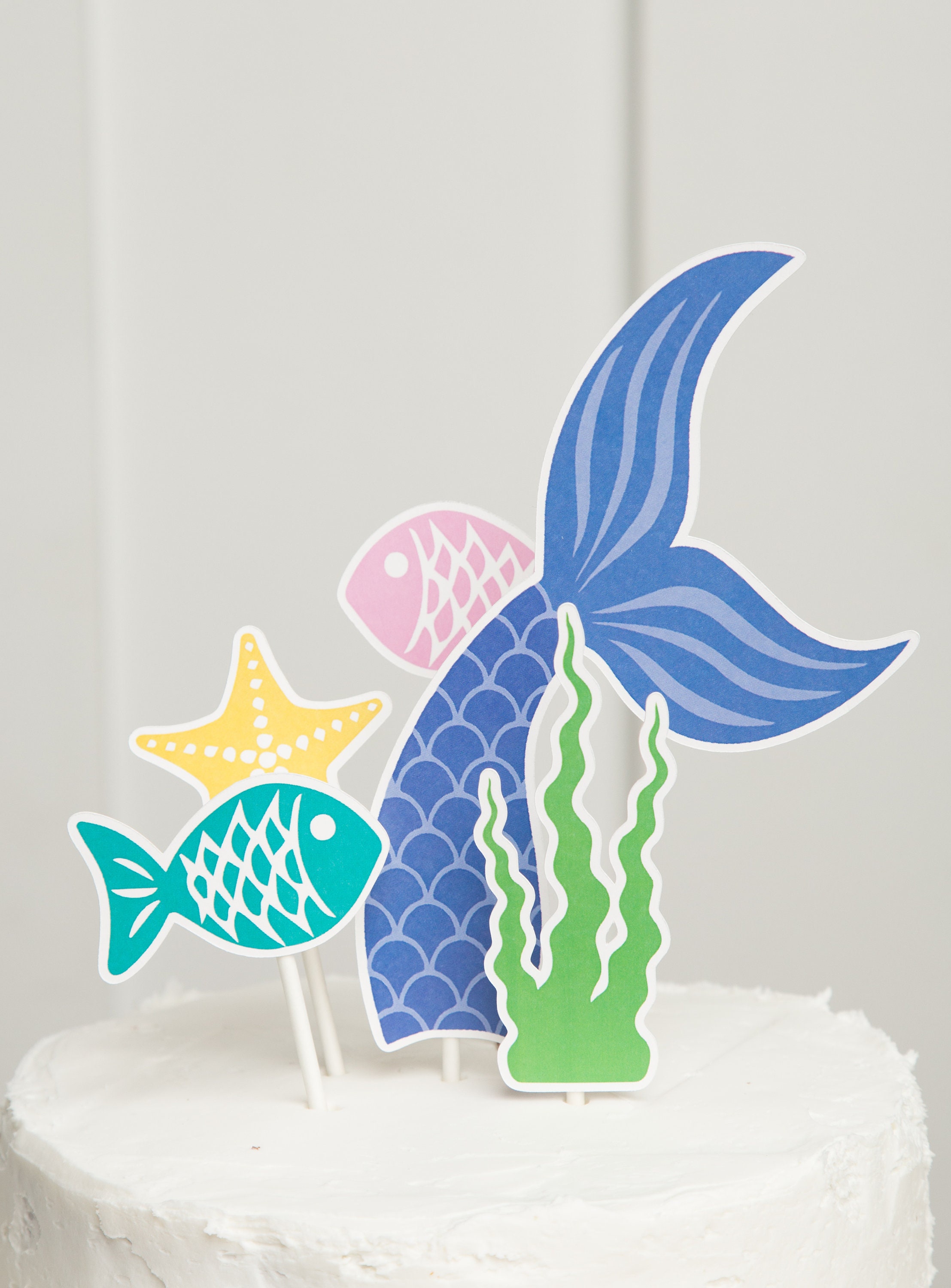 Mermaid Cake Topper Mermaid Theme Mermaid Party Printable Etsy Mermaid Cake Topper Mermaid Theme Mermaid Party Printable Etsy