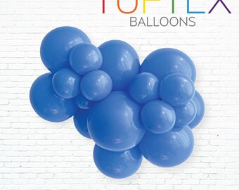 Blue Tuftex Balloons, Balloon Clusters, Balloon Garland, Tuftex Balloons