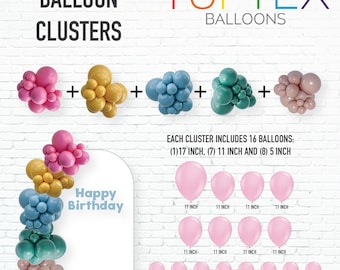 Balloon Clusters, Balloon Garlands, Create Your Own DIY Balloon Garland, Tuftex Balloons