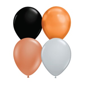 Halloween Fall Balloon Bouquet, Mix of 12 Latex Balloons, Balloon Bouquet, Halloween Party, Halloween Supplies, Party Supplies