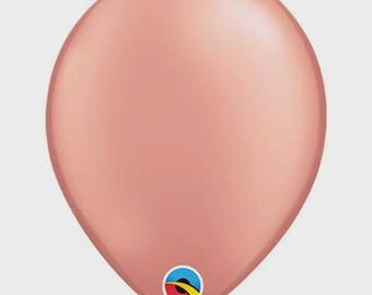 Rose Gold Qualatex Balloons, Balloon Clusters, Balloon Garland, Discounted Balloons