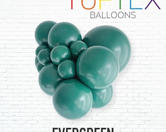 Evergreen Tuftex Balloons, Balloon Clusters, Balloon Garland, Tuftex Balloons