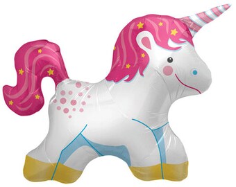 36 inch Unicorn Balloon, Unicorn Party, Unicorn Birthday, Princess Party, Unicorn Party Supplies, Foil Balloon, Unicorn Baby Shower