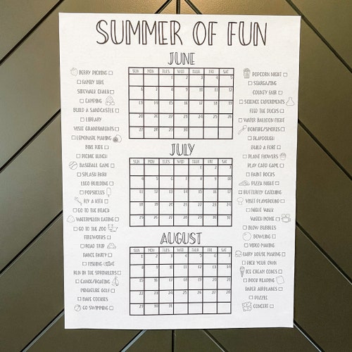Summer Countdown Poster 2023 Summer Countdown Summer Etsy UK