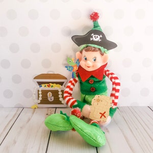 Christmas Elf Pirate Kit, Elf Prop, Instant Download, Christmas Elf Costume, Christmas Elf Kit, Holiday Elf Kit, Elf Accessories