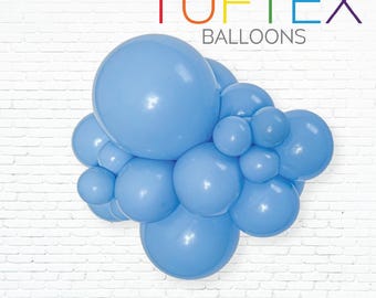 Baby Blue Tuftex Balloons, Balloon Clusters, Balloon Garland, Tuftex Balloons