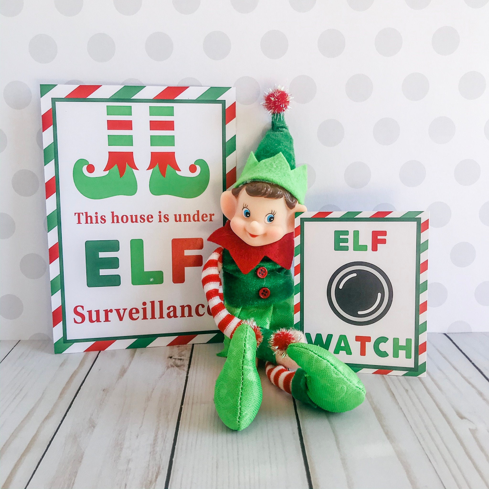 Christmas Elf Kit 2 Elf Props Instant Download Christmas | Etsy UK