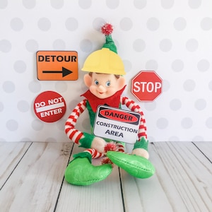 Christmas Elf Construction Kit, Elf Prop, Instant Download, Christmas Elf Costume, Christmas Elf Kit, Holiday Elf Kit, Elf Accessories image 1